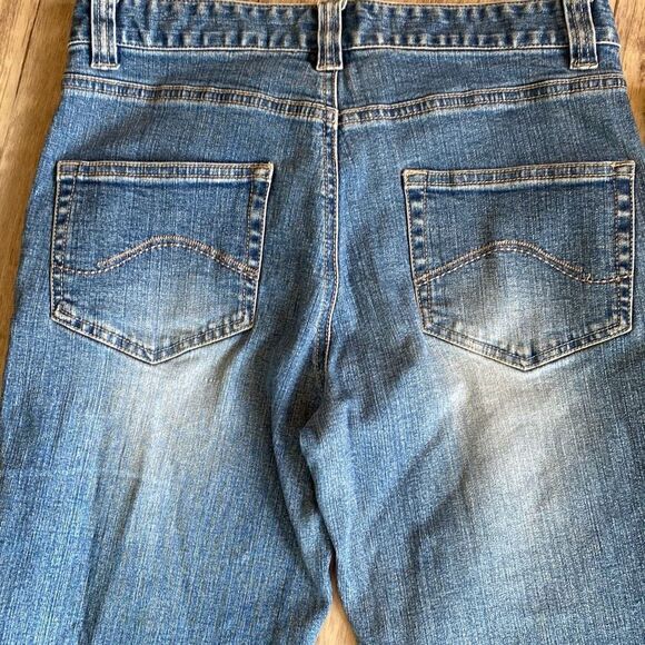 Vintage Sailor Nautical Capri Length Jeans Size 6 - Picture 3 of 11
